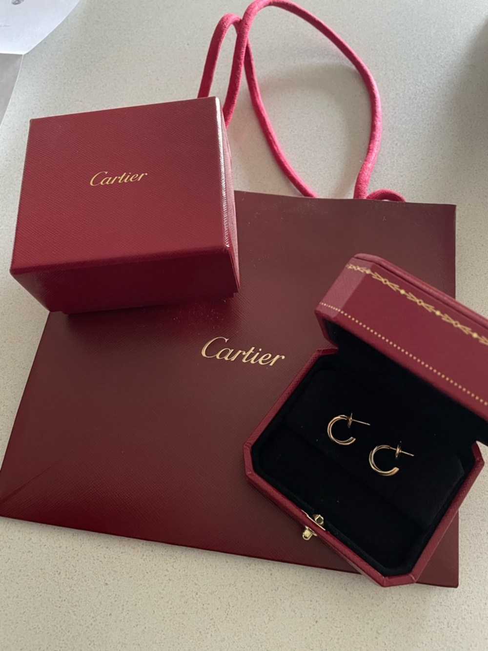 Cartier mini Trinity Earrings